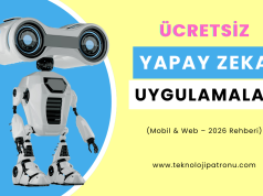 Ücretsiz Yapay Zekâ Uygulamaları (Mobil & Web – 2026 Rehberi)